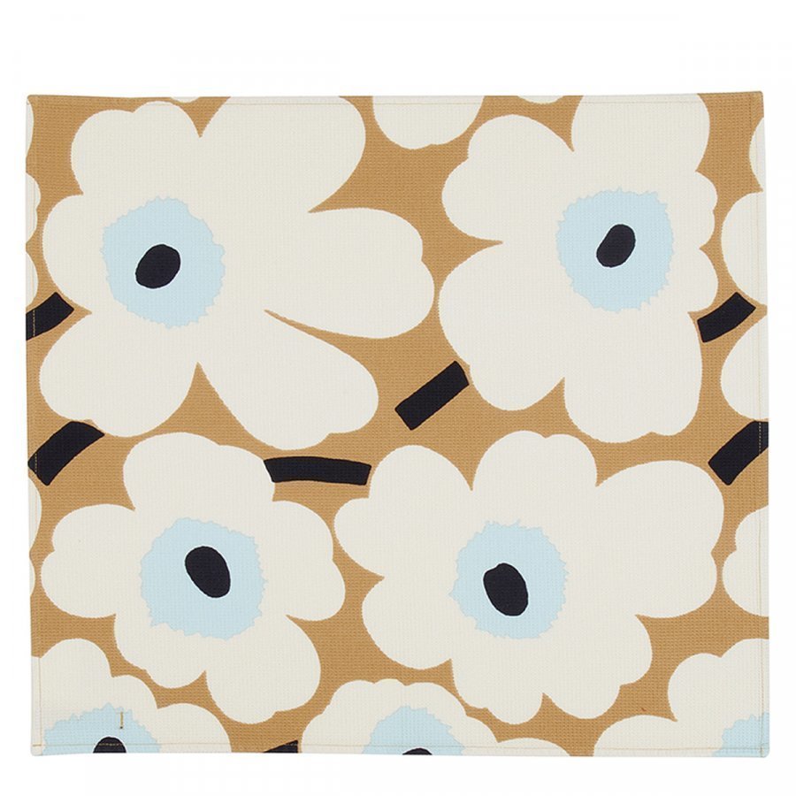 Marimekko Pieni Unikko Keittiöpyyhe Beige / Valkoinen / Sininen -  Keittiö